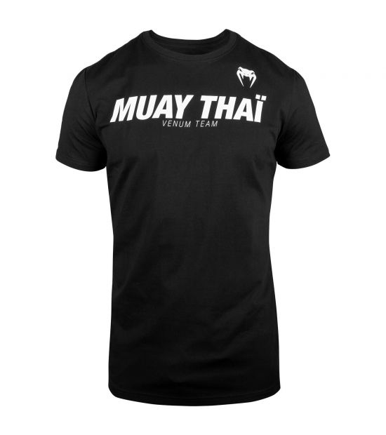 Майка VENUM MUAY THAI VT T-SHIRT - BLACK/WHITE Майка VENUM MUAY THAI VT T-SHIRT - BLACK/WHITE